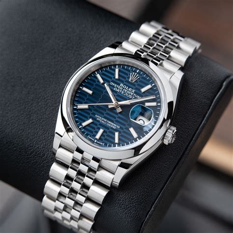 fluted motif dial rolex|Rolex datejust 36 blue dial.